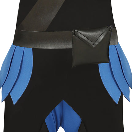 Traje Ninja Niño Azul