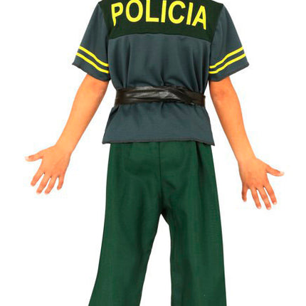 Chicos con traje de policía
