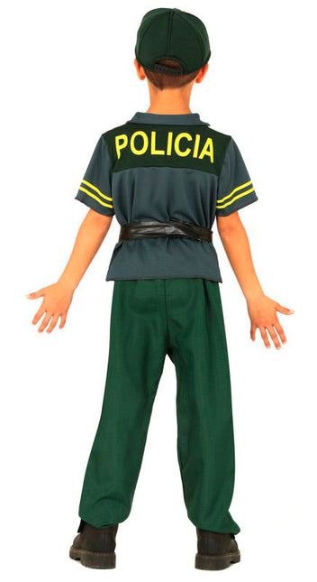 Chicos con traje de policía