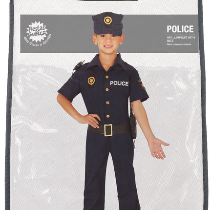 Disfraz de Policía Azul Niño