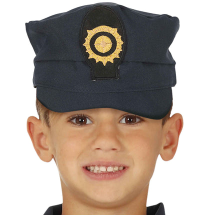 Disfraz de Policía Azul Niño