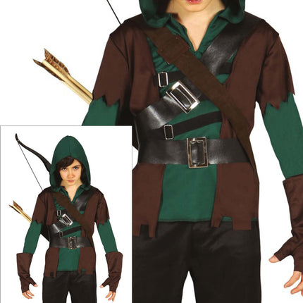 Disfraz de Robin Hood Deluxe Niño