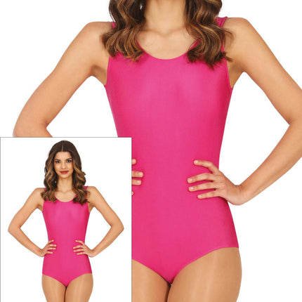 Traje de ballet Fucsia Señoras sin mangas