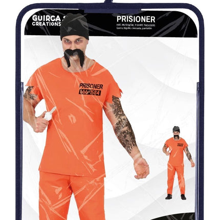 Disfraz de Halloween de preso para hombre