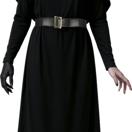 Vestido de Halloween negro para mujer: monja oscura