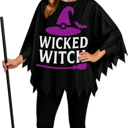 Poncho de Halloween para mujer «La loca buena»