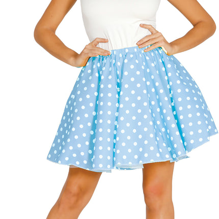 Disfraz Grease Azul Mujer