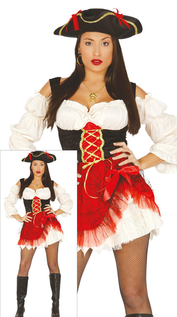 Piratesuit Damas Rojo