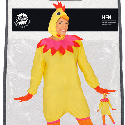 Traje de pollo Damas