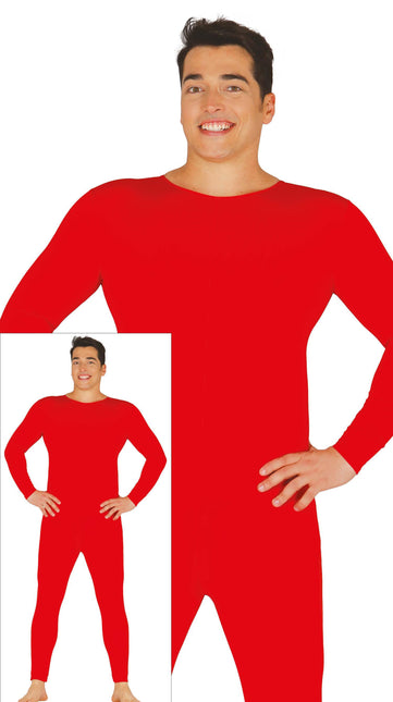 Traje Segunda Piel Rojo Hombre