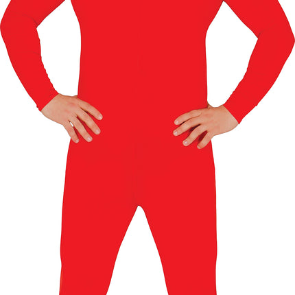 Traje Segunda Piel Rojo Hombre