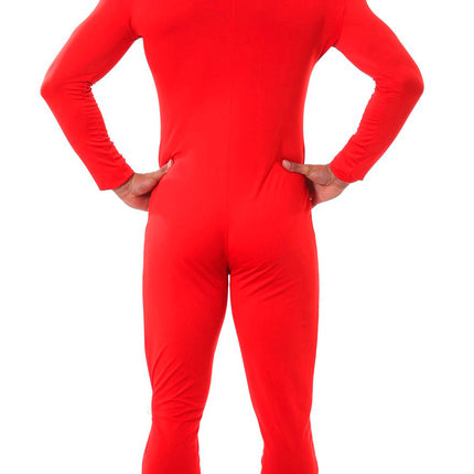 Traje Segunda Piel Rojo Hombre