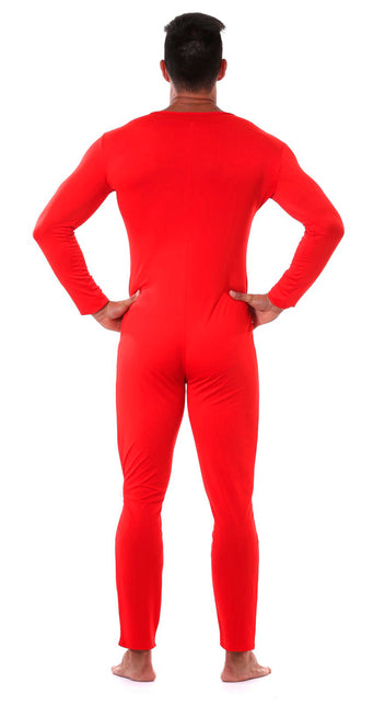 Traje Segunda Piel Rojo Hombre