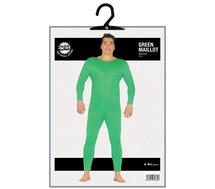 Traje Segunda Piel Verde Hombre