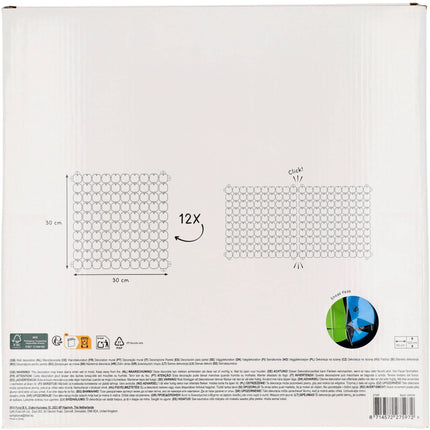 Cortina de puerta de colores 30cm 12uds