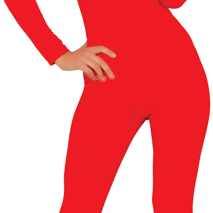 Traje Second Skind Mujer Rojo