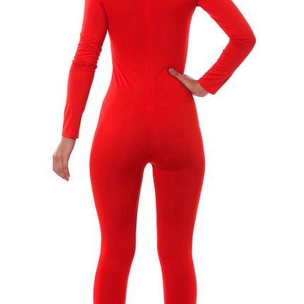 Traje Second Skind Mujer Rojo