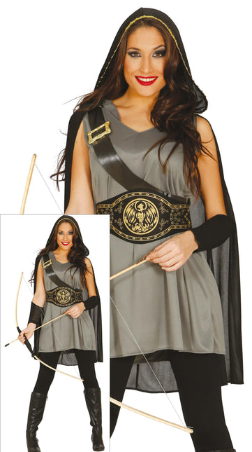 Disfraz de Robin Hood Negro Mujer