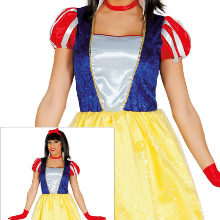 Vestido Blancanieves Señora Purpurina