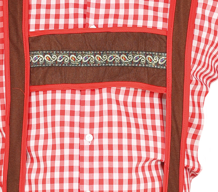 Disfraz Oktoberfest Rojo Marrón Hombre