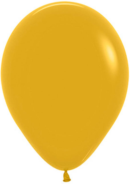 Globos Mostaza 30cm 50pcs