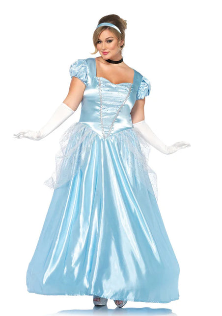 Vestido Cenicienta Azul Señoras Clásico Leg Avenue