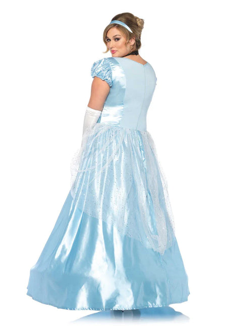 Vestido Cenicienta Azul Señoras Clásico Leg Avenue