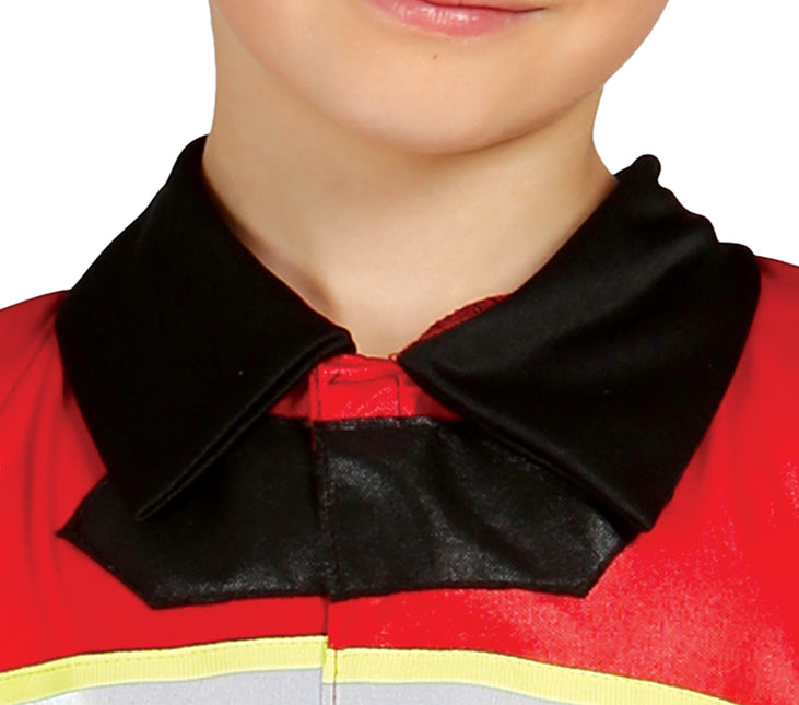 Traje de Bombero Niño Rojo