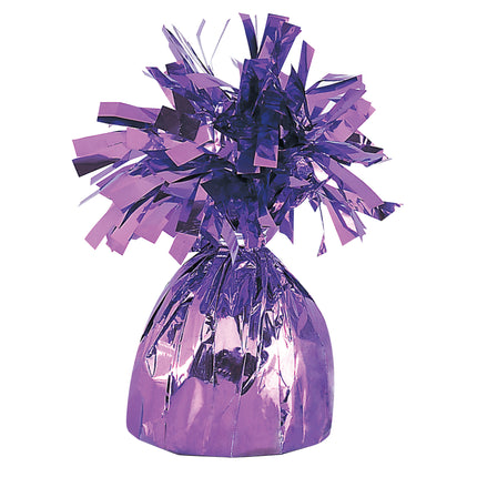Flecos de peso de globo morado 21cm