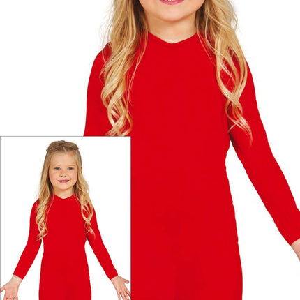 Traje Segunda Piel Rojo Niño