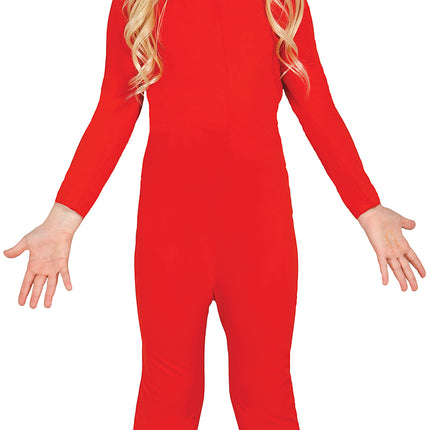 Traje Segunda Piel Rojo Niño