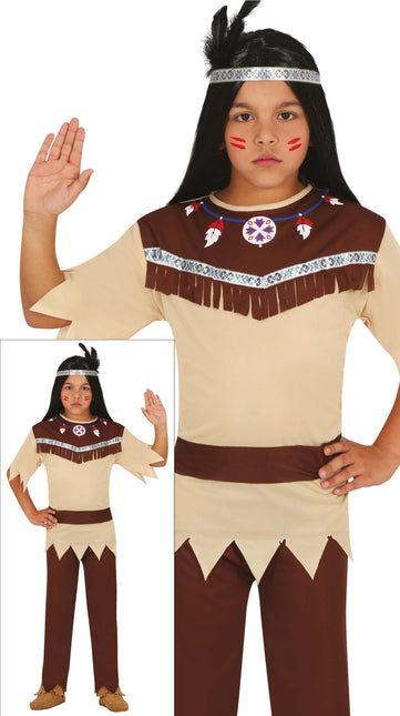 Disfraz de indio para niño