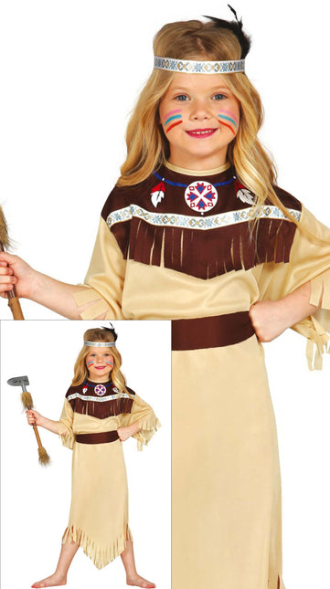Vestido indio niño largo