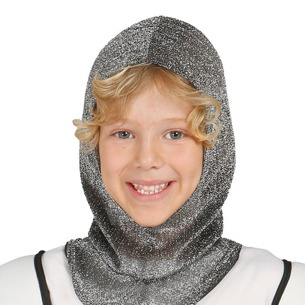 Disfraz de Caballero Medieval Plata Niño
