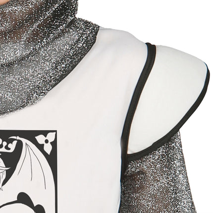 Disfraz de Caballero Medieval Plata Niño