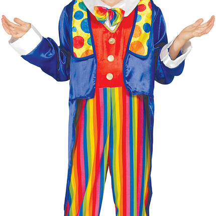 Disfraz de Payaso de Colores Niño