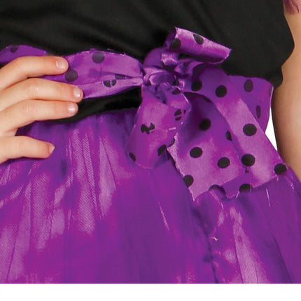Vestido Halloween Niño Morado