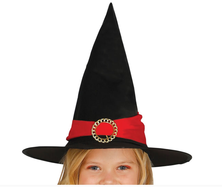 Disfraz de Bruja de Halloween Infantil Rojo