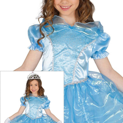 Vestido Princesas Azul Niño