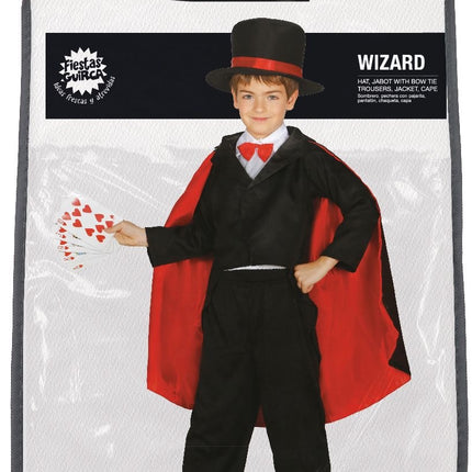Disfraz de Mago Infantil Negro