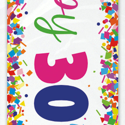 Banderola Feliz Cumpleaños 30 Años 2,74m