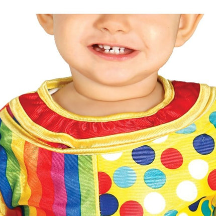 Disfraz de Payaso de Colores para Bebé