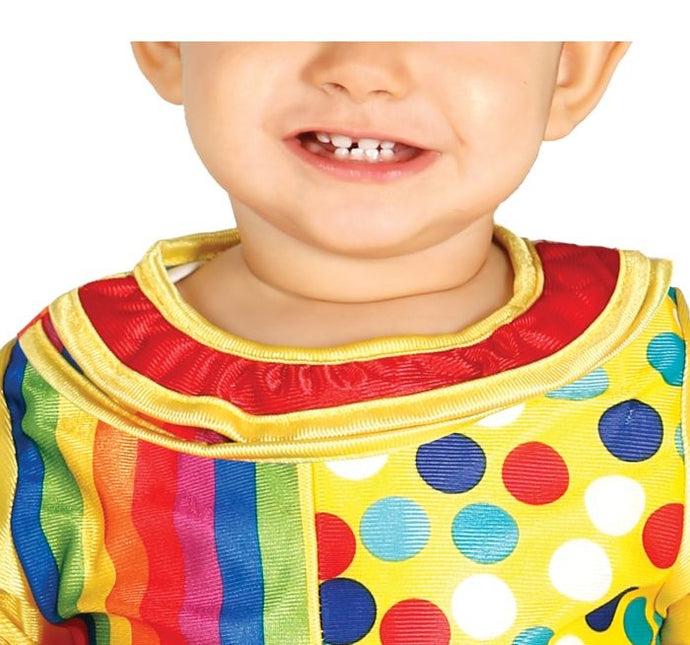Disfraz de Payaso de Colores para Bebé