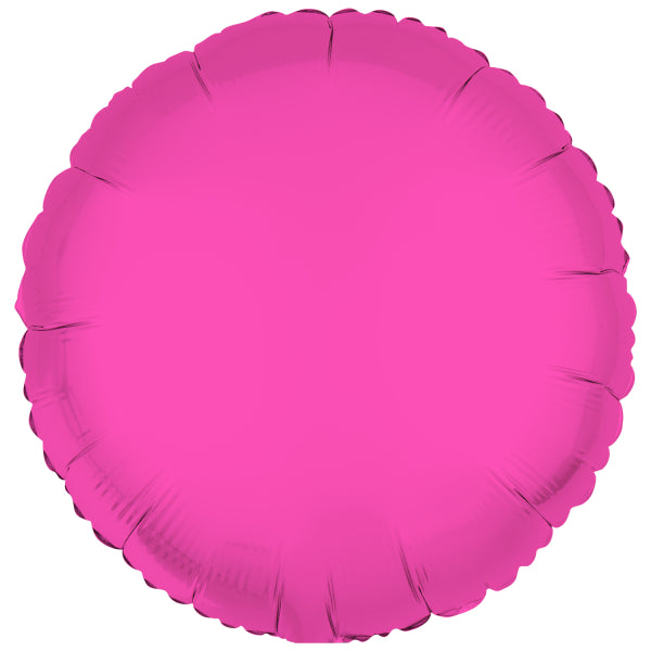 Globo de Helio Rosa Neón Vacío 43cm