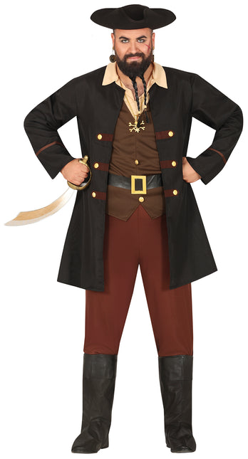 Traje Pirata Marrón Hombre