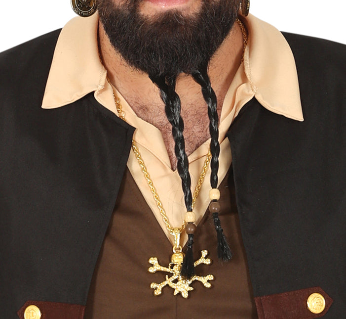 Traje Pirata Marrón Hombre