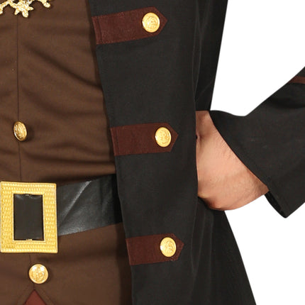Traje Pirata Marrón Hombre