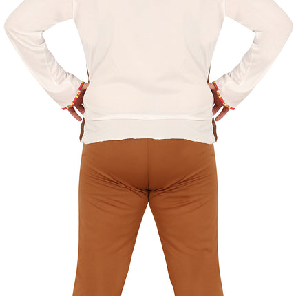 Disfraz Hippie 60S Marrón Blanco Hombre
