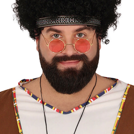 Disfraz Hippie 60S Marrón Blanco Hombre