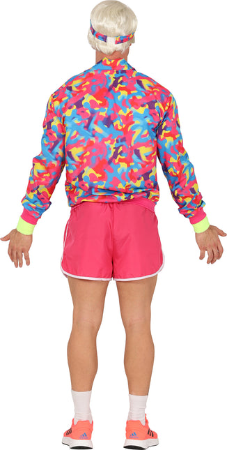 Neón 80S Disfraz Coloreado Hombre
